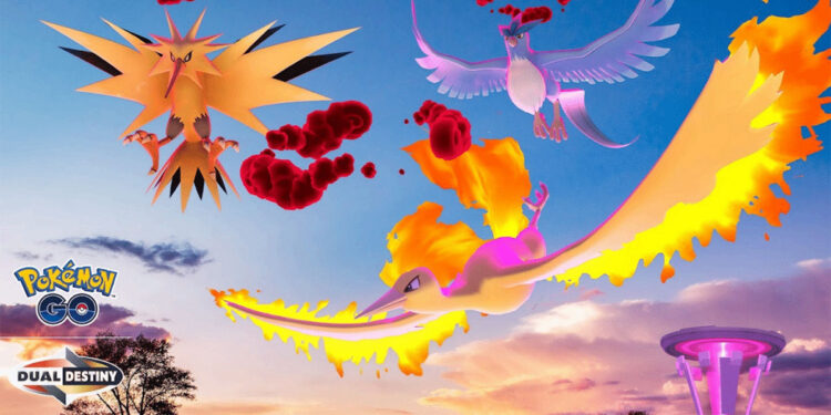 極巨急凍鳥、閃電鳥、火焰鳥